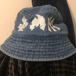 HIP HOP BUCKET HAT , DENIM
